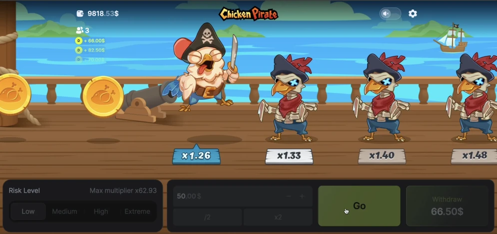 Chicken Pirate Slot